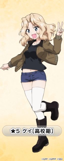 画像ギャラリー No.003のサムネイル画像 / 「ガールズ&パンツァー 戦車道大作戦!」にアニメ10周年記念イラストのケイが登場