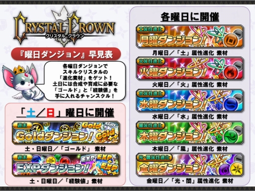 画像ギャラリー No.022のサムネイル画像 / 「クリスタル クラウン」,「暁の闘技場」が実装。ガチャには新クリスタルも