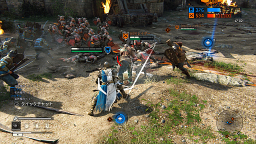 画像ギャラリー No.016のサムネイル画像 / 剣戟アクション「フォーオナー」のαテストが開催中。屈強な戦士を操り,熱い駆け引きのチャンバラバトルを楽しもう