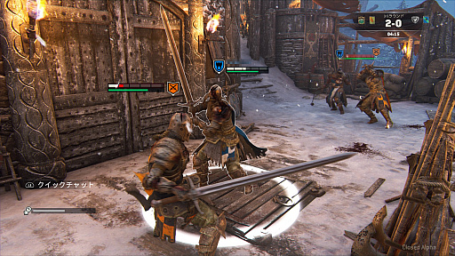 画像ギャラリー No.019のサムネイル画像 / 剣戟アクション「フォーオナー」のαテストが開催中。屈強な戦士を操り,熱い駆け引きのチャンバラバトルを楽しもう