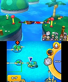 画像ギャラリー No.001のサムネイル画像 / 「マリオ&ルイージRPG ペーパーマリオMIX」の最新情報が公開。マリオ,ルイージ,ペーパーマリオの3人協力アクションでステージを進め