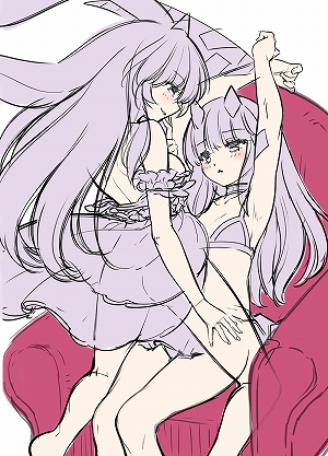 画像ギャラリー No.002のサムネイル画像 / 「限界凸起 モエロクリスタル」,平野克幸氏が描く特典イラストのラフが公開