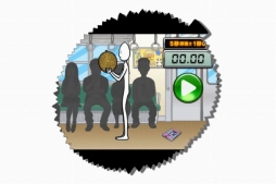 画像ギャラリー No.002のサムネイル画像 / 「くらえ、ドリアンアタック!〜迷惑乗車〜」がiOS/Android向けに配信