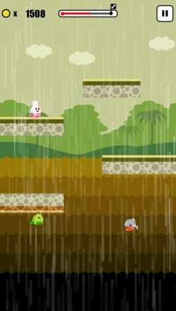 画像ギャラリー No.003のサムネイル画像 / キュートなキャラのACT「TWIN HOPPER」Android版が配信スタート