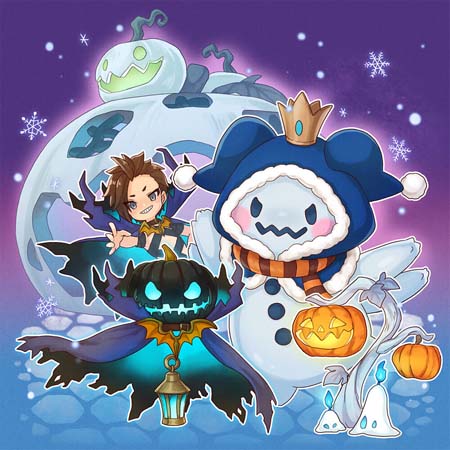 画像ギャラリー No.001のサムネイル画像 / 「アルケミアストーリー」,イベント“氷漬けのハロウィン”開催。限定アバター&家具の獲得チャンス