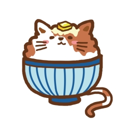 画像ギャラリー No.002のサムネイル画像 / ご飯のようなキャラ「まんまねこ」をモチーフにしたゲームアプリが配信中