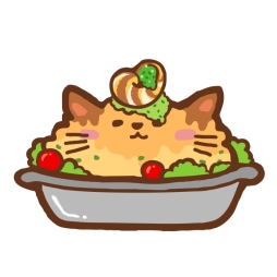 画像ギャラリー No.006のサムネイル画像 / ご飯のようなキャラ「まんまねこ」をモチーフにしたゲームアプリが配信中