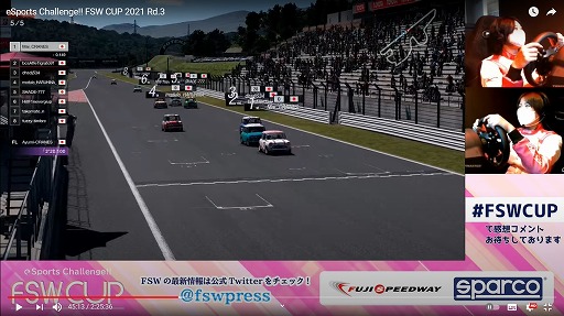 ꡼ No.003Υͥ / 饤eݡĥ٥ȡeSports Challenge!! FSW CUP3Υ졼̤ȯɽ