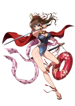 画像ギャラリー No.002のサムネイル画像 / 「戦国の神刃姫」で戦国水着ふぇすてぃばるが開催中。8月4日まで