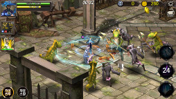 画像ギャラリー No.006のサムネイル画像 / 新作スマホアプリ「LINE 英雄乱舞」の韓国語版トレイラーを紹介。日本語版の事前登録も受付中