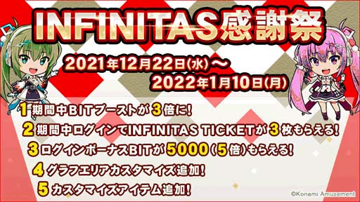 ꡼ No.002Υͥ / ʥǡbeatmania IIDX INFINITASסպפ򳫺š󤹤5000BIT館