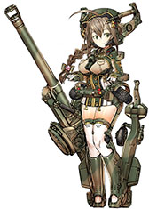 画像ギャラリー No.006のサムネイル画像 / NTTぷらら,戦略SLG「りっく☆じあ〜す」のスマホアプリ版を8月より順次配信。新ユニット「90式戦車II型(水着Ver)」を4Gamerで独占公開