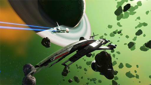 ꡼ No.002Υͥ / No Mans SkyפˡMass EffectפαSSV Normandy SR-1פо졣եꥲȴ˲ä褦