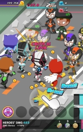 画像ギャラリー No.001のサムネイル画像 / タップで走って敵を倒せ。スマホアプリ「Dash Heroes -ダッシュヒーローズ-」が配信開始