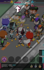画像ギャラリー No.002のサムネイル画像 / タップで走って敵を倒せ。スマホアプリ「Dash Heroes -ダッシュヒーローズ-」が配信開始