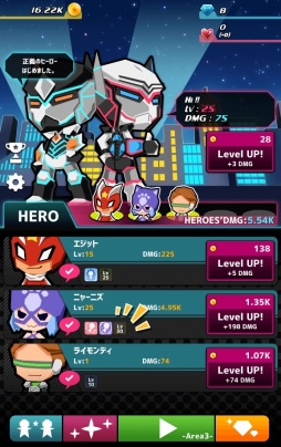画像ギャラリー No.007のサムネイル画像 / タップで走って敵を倒せ。スマホアプリ「Dash Heroes -ダッシュヒーローズ-」が配信開始