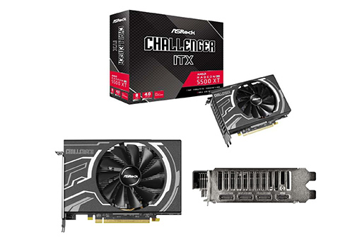 画像ギャラリー No.002のサムネイル画像 / ASRock,カード長178mmの短尺版RX 5500 XT搭載カードを国内発売