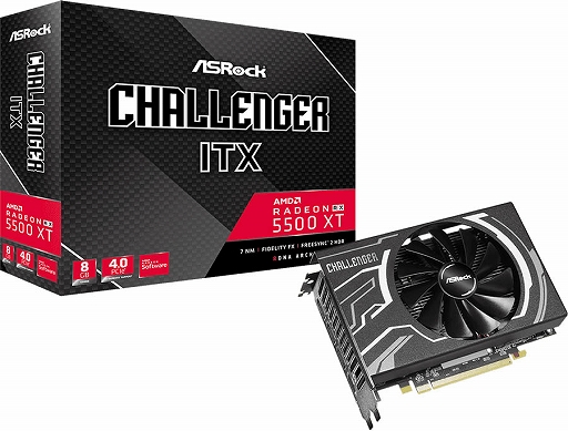 画像ギャラリー No.001のサムネイル画像 / 短尺仕様で8GBメモリ搭載版のASRock製RX 5500 XT搭載カードが発売に