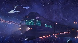 画像ギャラリー No.005のサムネイル画像 / そうだ アニメ,見よう:第245回は話題のSF短編作品「銀河特急 ミルキー☆サブウェイ」。監督の亀山陽平氏が2年をかけて作り上げた3Dアニメ