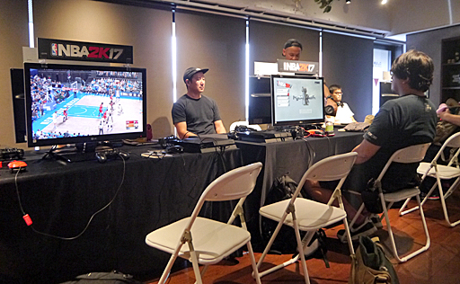 画像ギャラリー No.002のサムネイル画像 / 「NBA 2K17」ハンズオンイベントをレポート。よりリアルでプレイヤースキルが反映される,新たなNBAに進化