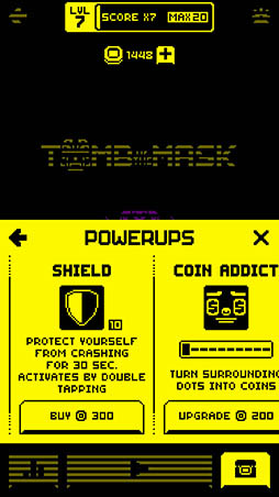 画像ギャラリー No.007のサムネイル画像 / 画面を上下左右にフリックして上を目指せ。iOS向けアクションゲーム「Tomb of the Mask」を紹介する「(ほぼ)日刊スマホゲーム通信」第1111回