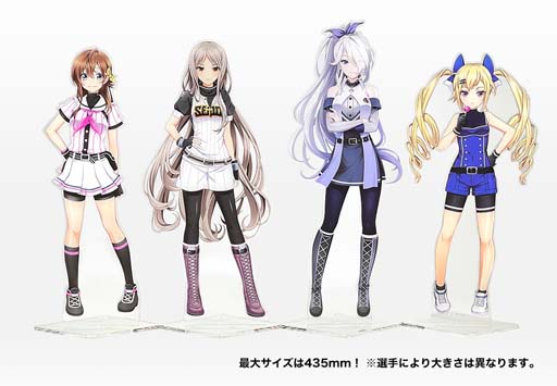 画像ギャラリー No.003のサムネイル画像 / 「ハチナイ」2022年夏グッズを6月27日19:00から発売。特大サイズのアクリルスタンド56種も登場