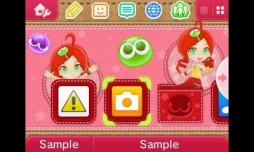 画像ギャラリー No.002のサムネイル画像 / 3DSテーマに「ぷよぷよクロニクル」のアミティとりんごが登場。セット販売も