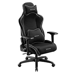 画像ギャラリー No.001のサムネイル画像 / 背が高い人向けのゲーマー向けチェアと座椅子がBauhutteから。アームレストを高くしてより自然な姿勢に