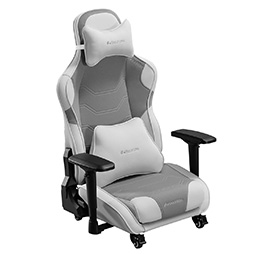 画像ギャラリー No.004のサムネイル画像 / 背が高い人向けのゲーマー向けチェアと座椅子がBauhutteから。アームレストを高くしてより自然な姿勢に