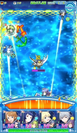 画像ギャラリー No.024のサムネイル画像 / 活きのいい宇宙魚に候補生＆守護神が挑む。「ソラとウミのアイダ」のバトルシステムを紹介