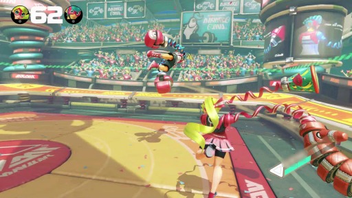 画像ギャラリー No.015のサムネイル画像 / Nintendo Switch「ARMS」のオンライン体験会「のびーるウデだめし」プレイレポート。長く伸びるアームがクロスしかち合う,新感覚のバトルを楽しもう!