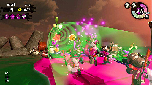 画像ギャラリー No.027のサムネイル画像 / 「スプラトゥーン2」プレイレポート。前作の良さを受け継ぎつつ,「サーモンラン」で新たな楽しさも。またアツい日々が始まった