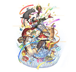 画像ギャラリー No.015のサムネイル画像 / 「ファイアーエムブレム ヒーローズ」,贈り物を届けるため聖夜を奔走するアイビーや門番が登場。本日16:00にイベントスタート