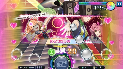 画像ギャラリー No.012のサムネイル画像 / 「マクロス」シリーズの歌姫と名曲が目白押し! “超時空リズムゲーム”を謳う「歌マクロス スマホDeカルチャー」プレイレポート