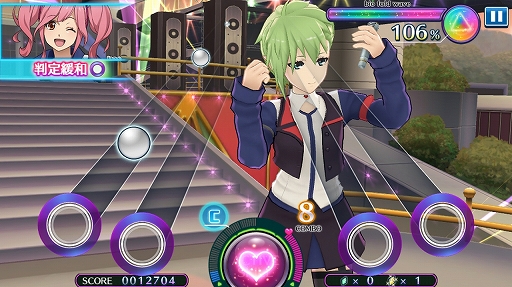 画像ギャラリー No.013のサムネイル画像 / 「マクロス」シリーズの歌姫と名曲が目白押し! “超時空リズムゲーム”を謳う「歌マクロス スマホDeカルチャー」プレイレポート