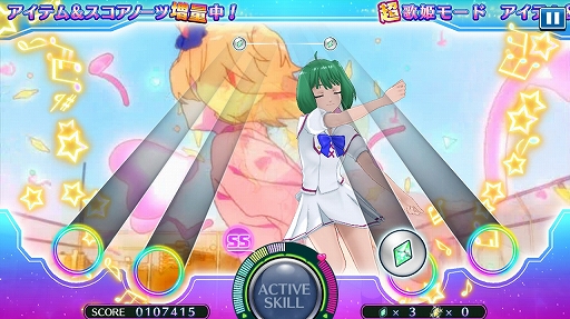 画像ギャラリー No.018のサムネイル画像 / 「マクロス」シリーズの歌姫と名曲が目白押し! “超時空リズムゲーム”を謳う「歌マクロス スマホDeカルチャー」プレイレポート