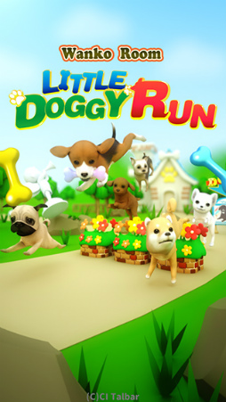 画像ギャラリー No.002のサムネイル画像 / わんこのスマホ向けランニングアクション「Little Doggy Run」が配信中