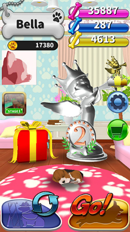 画像ギャラリー No.003のサムネイル画像 / わんこのスマホ向けランニングアクション「Little Doggy Run」が配信中