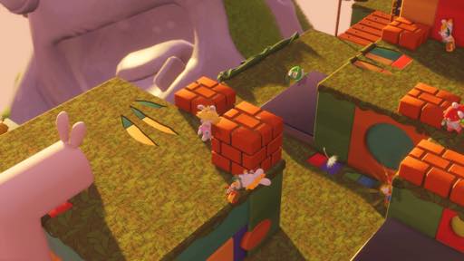 画像ギャラリー No.011のサムネイル画像 / マリオの戦略バトルは,シェイプされたルール&連携重視でテンポ良く楽しめる。「マリオ+ラビッツ キングダムバトル」プレイレポート