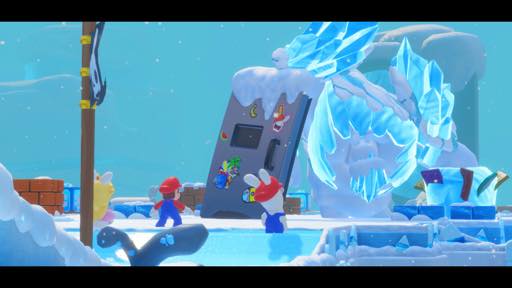 画像ギャラリー No.027のサムネイル画像 / マリオの戦略バトルは,シェイプされたルール&連携重視でテンポ良く楽しめる。「マリオ+ラビッツ キングダムバトル」プレイレポート