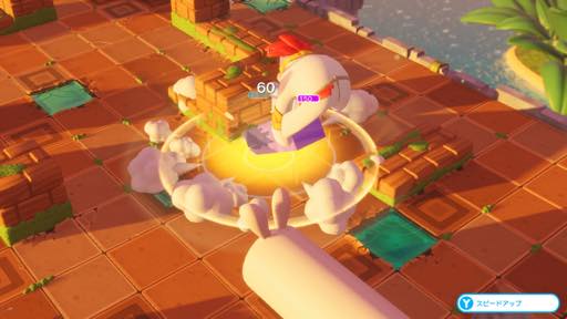 画像ギャラリー No.029のサムネイル画像 / マリオの戦略バトルは,シェイプされたルール&連携重視でテンポ良く楽しめる。「マリオ+ラビッツ キングダムバトル」プレイレポート