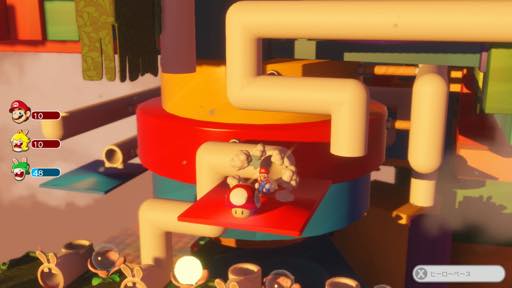 画像ギャラリー No.032のサムネイル画像 / マリオの戦略バトルは,シェイプされたルール&連携重視でテンポ良く楽しめる。「マリオ+ラビッツ キングダムバトル」プレイレポート