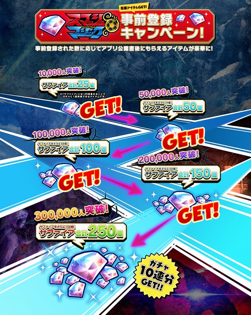 画像ギャラリー No.004のサムネイル画像 / 「スマッシュ＆マジック」，事前登録者数が20万人を突破。Google Playでも事前登録受付が開始