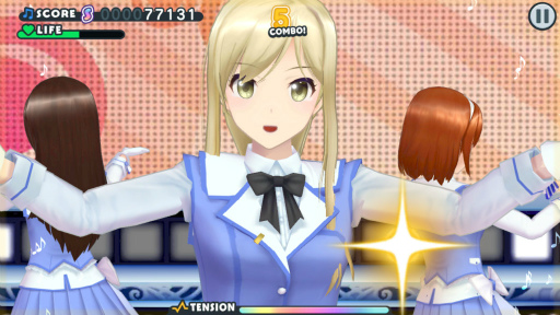 画像ギャラリー No.019のサムネイル画像 / 新作リズムゲーム「スクメロ」のトライアル版をプレイ――アルタイル・トルテの5人が歌って踊る!