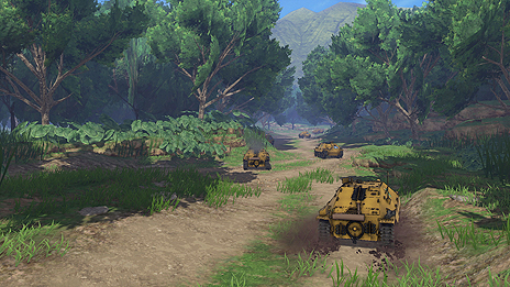 ²èÁü¥®¥ã¥é¥ê¡¼ No.017¤Î¥µ¥à¥Í¥¤¥ë²èÁü / ¡Ö¥¬¡¼¥ë¥º¡õ¥Ñ¥ó¥Ä¥¡¡¼ ¥É¥ê¡¼¥à¥¿¥ó¥¯¥Þ¥Ã¥Á¡×¡¤3D¥â¥Ç¥ë¤ÇºÆ¸½¤µ¤ì¤ë³Ø±à¤ÎÂâĹ9¿Í¤ä³ÆÀï¼Ö¡¤ÂçÀö¤Î³¹¤Û¤«¥¹¥Æ¡¼¥¸¤Î¾ðÊ󤬸ø³«