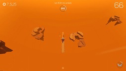 画像ギャラリー No.002のサムネイル画像 / 落下するときの感覚が気持ちいいランゲーム「Sky Dancer」を紹介する「(ほぼ)日刊スマホゲーム通信」第1478回