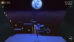 画像ギャラリー No.003のサムネイル画像 / 落下するときの感覚が気持ちいいランゲーム「Sky Dancer」を紹介する「(ほぼ)日刊スマホゲーム通信」第1478回