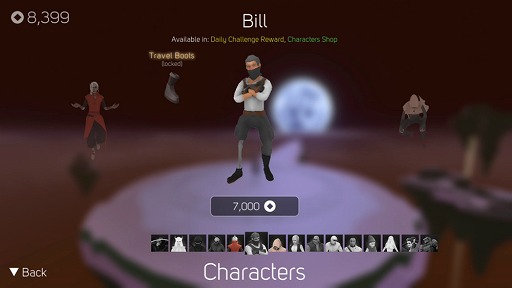 画像ギャラリー No.007のサムネイル画像 / 落下するときの感覚が気持ちいいランゲーム「Sky Dancer」を紹介する「(ほぼ)日刊スマホゲーム通信」第1478回