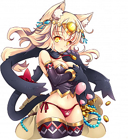 画像ギャラリー No.004のサムネイル画像 / ブラウザ向けローグライクRPG「万物乙女☆ダンジョンズ」の事前登録キャンペーンが本日スタート。「招運猫マネキ(CV:ヒマリ)」がもらえる