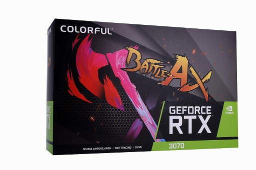 画像ギャラリー No.001のサムネイル画像 / ColorfulからRTX 3070搭載カード計3製品が一挙に発売